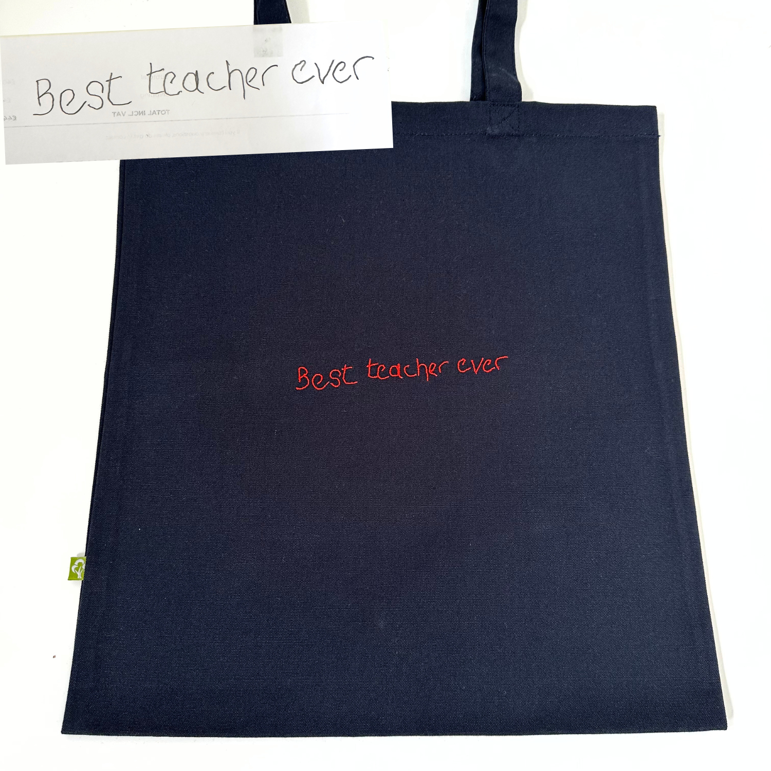 Tote 2025 bag message