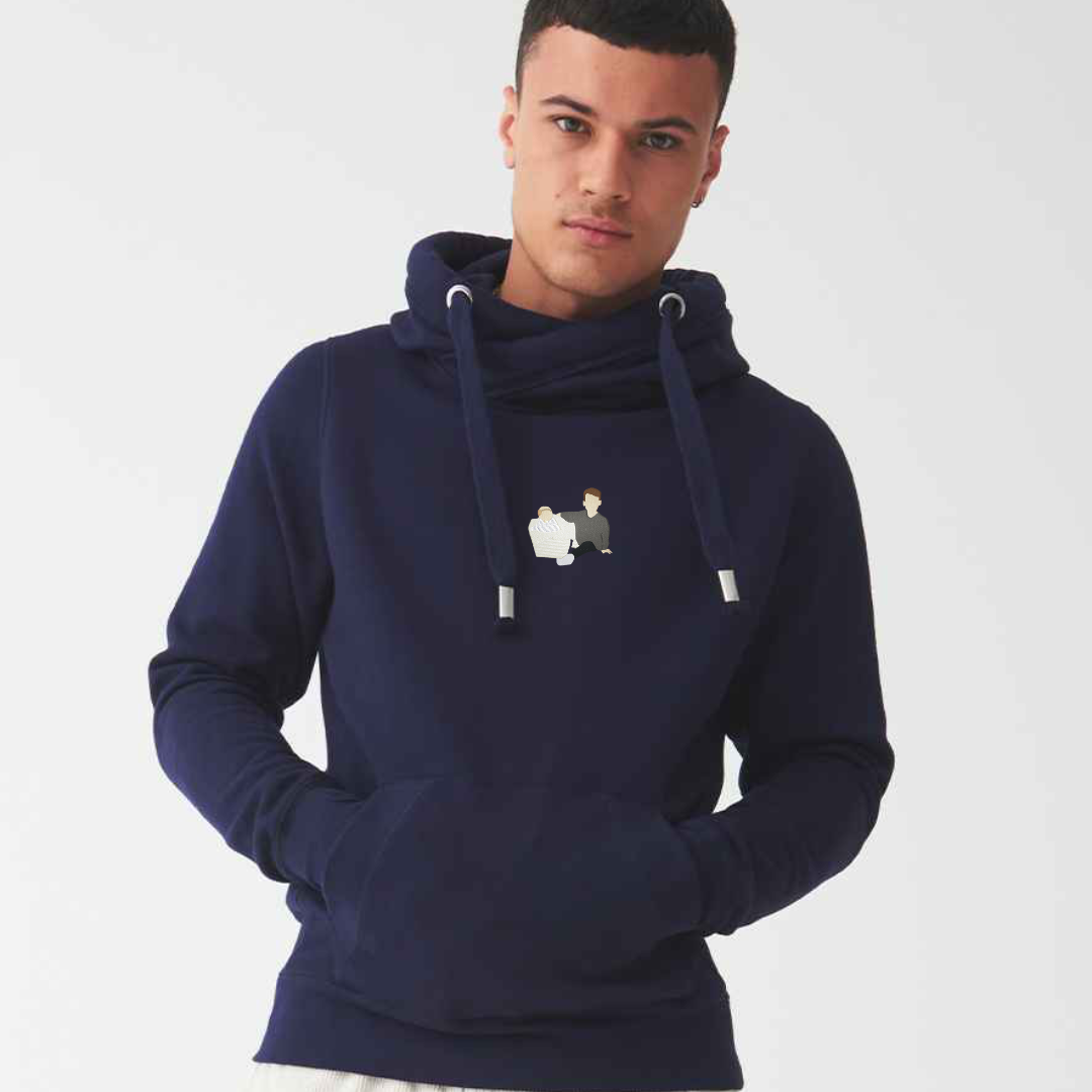 Moment Cross Neck Hoodie