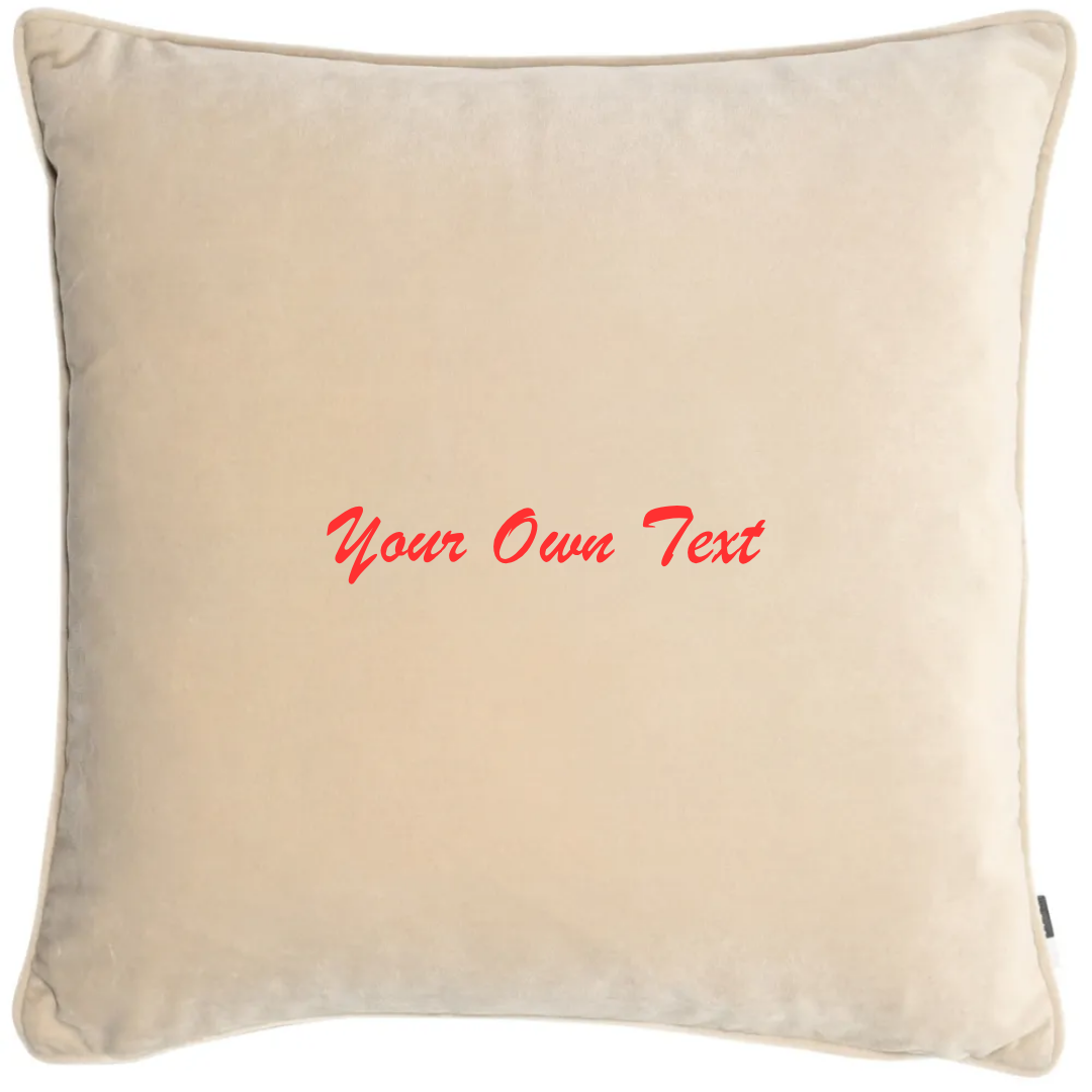 Your Own Text Cushion