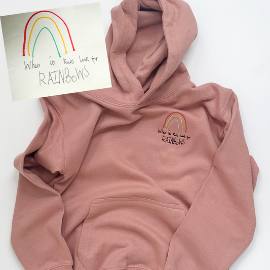 Child's Personalised Hoodie with Embroidered Artwork - Upload Your Own Photo and Create a Unique, Customised Hoodie for Your Little One! Keep Your Child Cozy and Fashionable with this Handcrafted Hoodie, Featuring Your Special Snapshot Turned into Embroidered Artwork. Order Now and Make Memories Last with Our Customised Children's Hoodie. Perfect for a Cool Day Out or Cozy Nights In. Get Your Own Personalised Hoodie Today