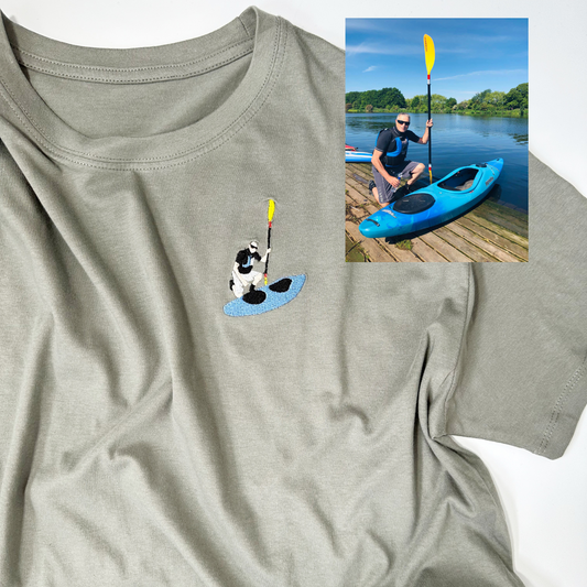 Custom Colour-Matched T-Shirt, Crafted from Customer's Uploaded Image with Expertly Matched Colours, Showcasing Unique Personalisation and Unmatched Quality